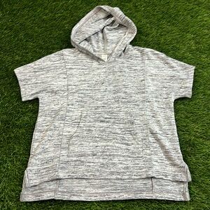 Athleta Girls Short Sleeve Hooded Pullover